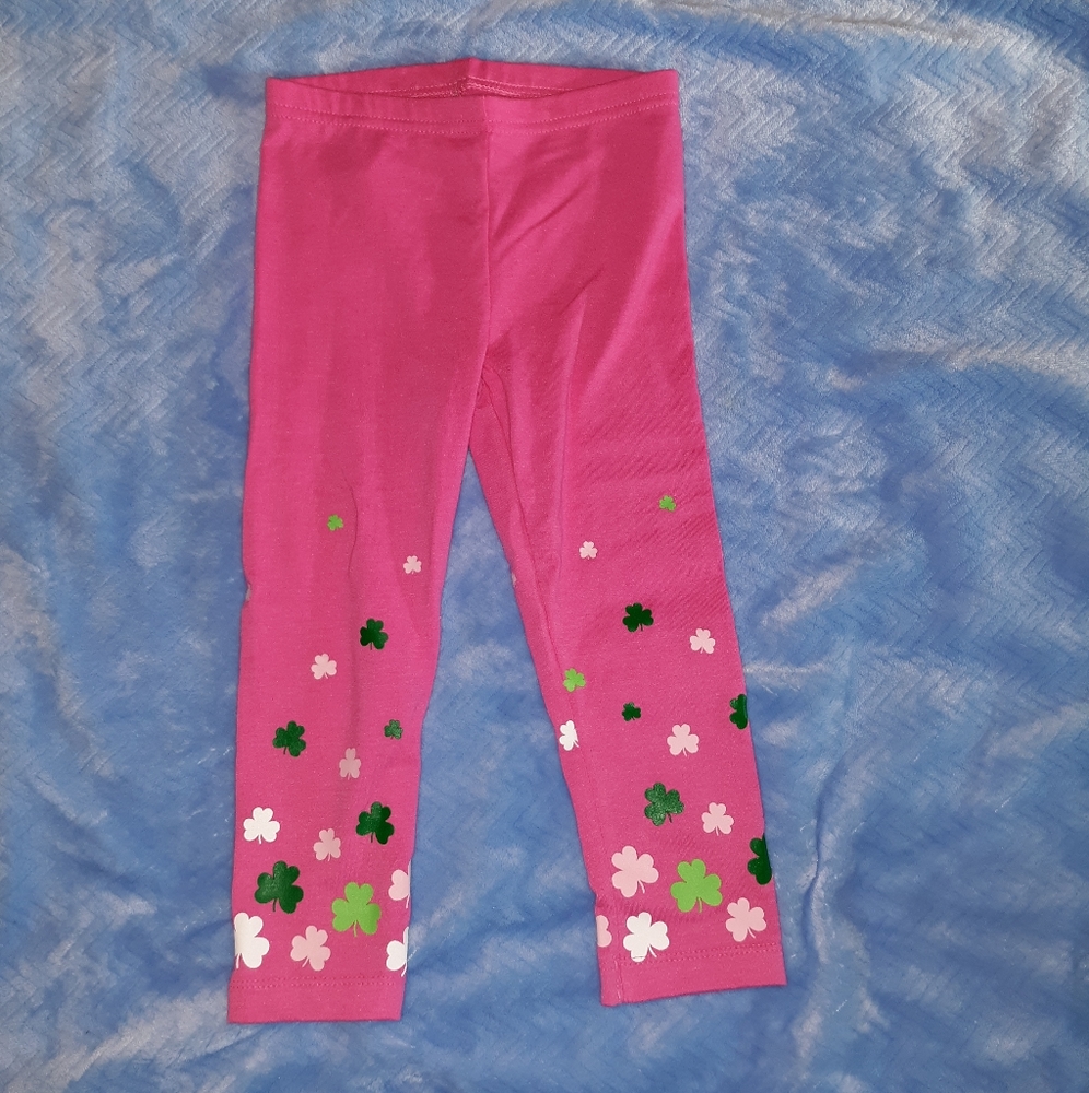 Shamrock leggings size 3T NWT